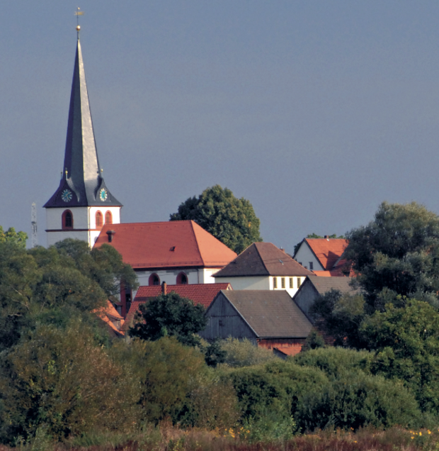 Die evangelisch-lutherische Pfarrkirche St.-Aegidius in Melkendorf