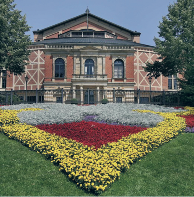 Das Festspielhaus in Bayreuth